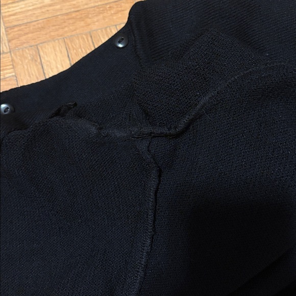 St.John collection Black Cropped Blazer with Gold Accents - Picture 13 of 16